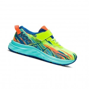 Hazard Green / Hazard Kids' Asics PRE NOOSA TRI 13 PS Running Shoes | 693-KTENOW