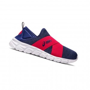 Indigo Blue / Speed Red Men's Asics QUANTUM LYTE SLIP-ON Sneakers | 560-ALKMOJ