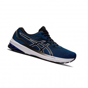 Lake Drive / Black Men's Asics GT-1000 11 (2E) Running Shoes | 643-KZLEBO