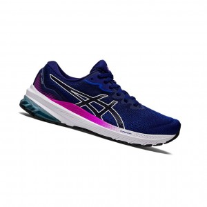 Lapis Lazuli Blue / Soft Sky Women's Asics GT-1000 11 Running Shoes | 961-FHZTEQ
