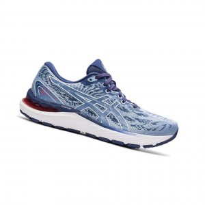 Light Blue Women's Asics GEL-CUMULUS 23 Running Shoes | 680-UWMRAF