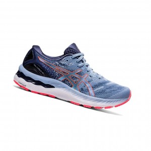 Light Blue Women's Asics GEL-NIMBUS 23 Running Shoes | 863-YCFZMJ