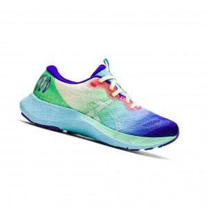 Light Blue Women's Asics GEL-NIMBUS LITE Running Shoes | 592-HGVIEA