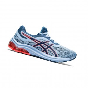Light Blue Women's Asics GEL-PULSE 12 MK Running Shoes | 026-IEBVLF