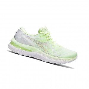 Light Green Women's Asics GEL-NIMBUS 23 Running Shoes | 198-VIQLDK