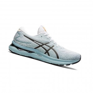 Light Steel / White Men's Asics GEL-NIMBUS 24 Running Shoes | 530-YVHOMI