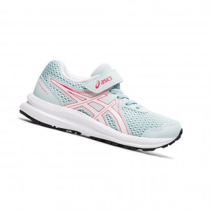 Light Turquoise Kids' Asics CONTEND 7 PS Running Shoes | 340-SIWYFK