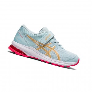 Light Turquoise Kids' Asics GT-1000 PS Running Shoes | 085-VSZNFH