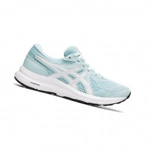 Light Turquoise Women's Asics GEL-CONTEND 7 Running Shoes | 851-JWRUIY