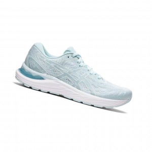 Light Turquoise Women's Asics GEL-CUMULUS 23 Running Shoes | 391-IVMPNZ