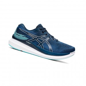 Mako Blue / French Blue Men's Asics GlideRide 3 Running Shoes | 863-KVTOCD
