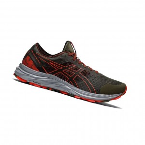 Mantle Green / Cherry Tomato Men's Asics GEL-EXCITE TRAIL Running Shoes | 290-ELGRIH