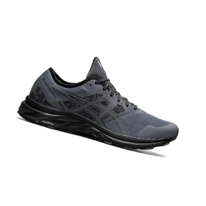 Metropolis / Black Men's Asics GEL-EXCITE TRAIL Running Shoes | 058-TVOKGH