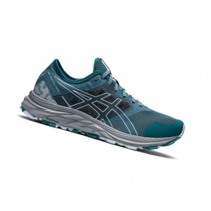 Misty Pine / Soft Sky Women's Asics GEL-EXCITE TRAIL Running Shoes | 752-EAWHOI