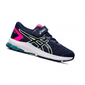 Navy Kids' Asics GT-1000 9 GS Running Shoes | 497-TCAIXJ