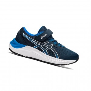 Navy Kids' Asics PRE EXCITE 8 PS Running Shoes | 321-NRFOCT