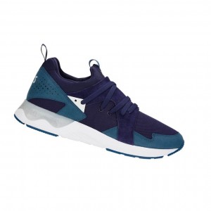Navy Men's Asics GEL-LYTE V Sneakers | 951-CYHAGK