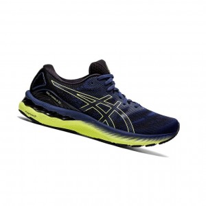 Navy Men's Asics GEL-NIMBUS 23 Running Shoes | 589-TELDXN