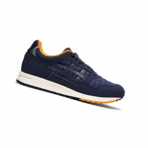 Navy Men's Asics GEL-SAGA Sneakers | 892-DJTQRK