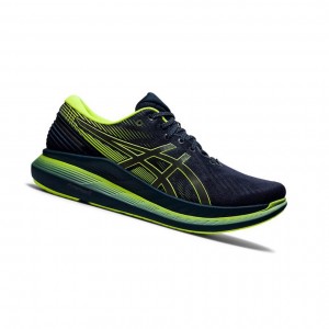 Navy Men's Asics GLIDERIDE 2 LITE-SHOW Running Shoes | 810-UTLHDP