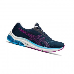 Navy Women's Asics GEL-PULSE 12 Running Shoes | 420-UCIRHW