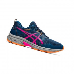 Navy Women's Asics GEL-VENTURE 8 Trail Running Shoes | 521-NPBAYI