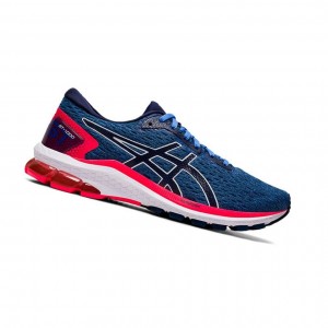 Navy Women's Asics GT-1000 9 Running Shoes | 638-RBMPZE