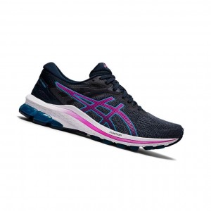Navy Women's Asics GT-1000 Running Shoes | 650-MGZWND