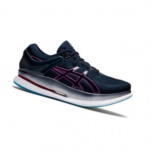 Navy Women's Asics METARIDE Running Shoes | 013-EKPUAO