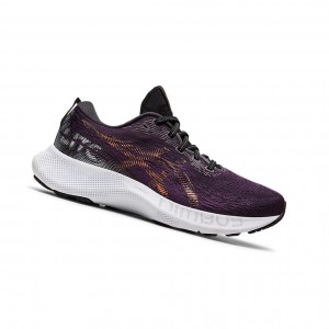 Night Shade / Nova Orange Women's Asics GEL-NIMBUS LITE 3 Running Shoes | 287-UTWQKZ