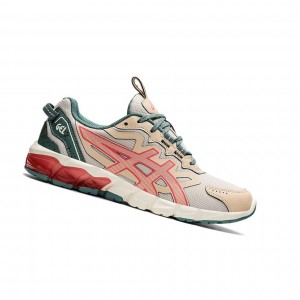 Oatmeal / Sienna Women's Asics GEL-QUANTUM 90 Sneakers | 693-GWVBOX