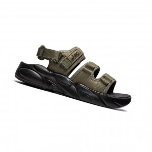 Olive Women's Asics GEL-BONDAL Sandals | 628-EFRSPZ