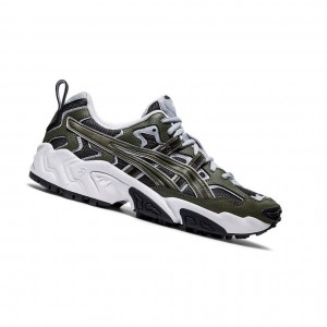 Olive Women's Asics GEL-NANDI OG Sneakers | 395-QBJGOU