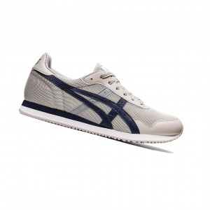 Oyster Grey / Peacoat Men's Asics TIGER RUNNER Sneakers | 694-XBNSFV