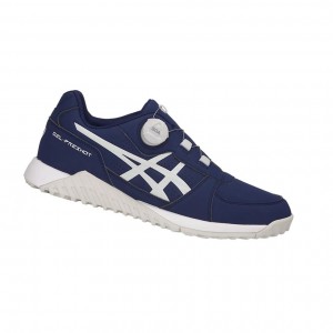 Peacoat / Glacier Grey Men's Asics GEL-PRESHOT BOA Golf Shoes | 502-OAGZSD