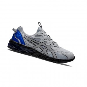 Piedmont Grey / Black Men's Asics GEL-QUANTUM 90 Sneakers | 184-ELGQIZ