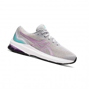 Piedmont Grey / Lavender Glow Kids' Asics GT-1000 11 GS Running Shoes | 935-UZRKTG