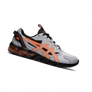 Piedmont Grey / Marigold Orange Women's Asics GEL-QUANTUM 90 Sneakers | 739-ENPGUI