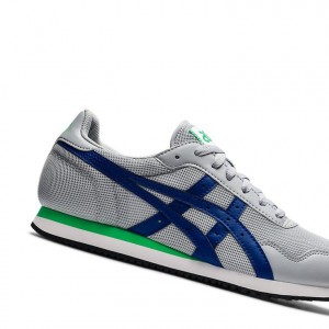 Piedmont Grey / Monaco Blue Men's Asics TIGER RUNNER Sneakers | 875-CVNZUB