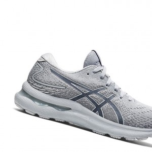Piedmont Grey / Piedmont Grey Women's Asics GEL-NIMBUS 24 Running Shoes | 926-IWLMND