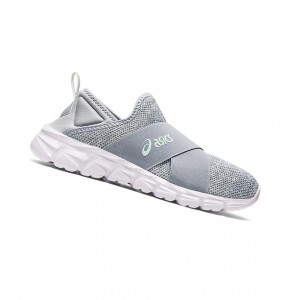 Piedmont Grey / Piedmont Grey Women's Asics QUANTUM LYTE SLIP-ON Sneakers | 810-ISEZRL