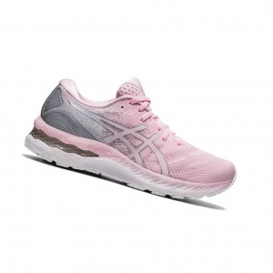 Pink Women's Asics GEL-NIMBUS 23 Running Shoes | 062-KOJSCL