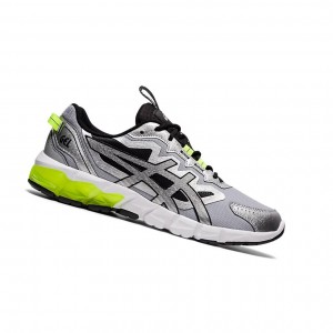 Pure Silver / Black Men's Asics GEL-QUANTUM 90 Sneakers | 960-MFTXGU