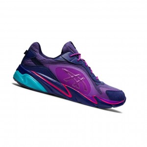 Purple Men's Asics GEL-MIQRUM Sneakers | 085-LOVQKP