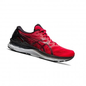 Red Men's Asics GEL-NIMBUS 23 Running Shoes | 421-ESOTNY