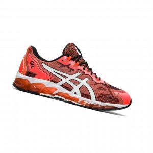 Red Men's Asics GEL-QUANTUM 360 6 Sneakers | 479-CVQRHN