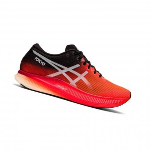 Red Men's Asics METASPEED Edge Running Shoes | 596-BQLPZW