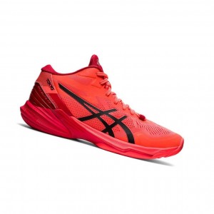 Red Men's Asics SKY ELITE FF MT 2 TOKYO Volleyball Shoes | 209-PSHFWA