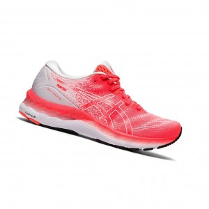 Red Women's Asics GEL-NIMBUS 23 TOKYO Running Shoes | 681-PIAGNQ