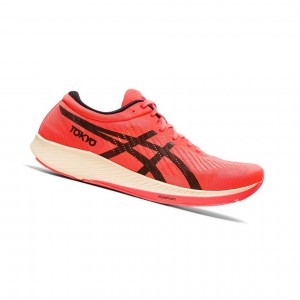 Red Women's Asics METARACER Running Shoes | 589-NASIJX